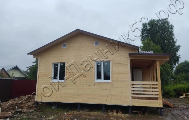 4 Каркасный дом Д–52, 9x7.5 м, 67.5 М², Калужская область, Жуковский район, СНТ «Аэлита» (8)